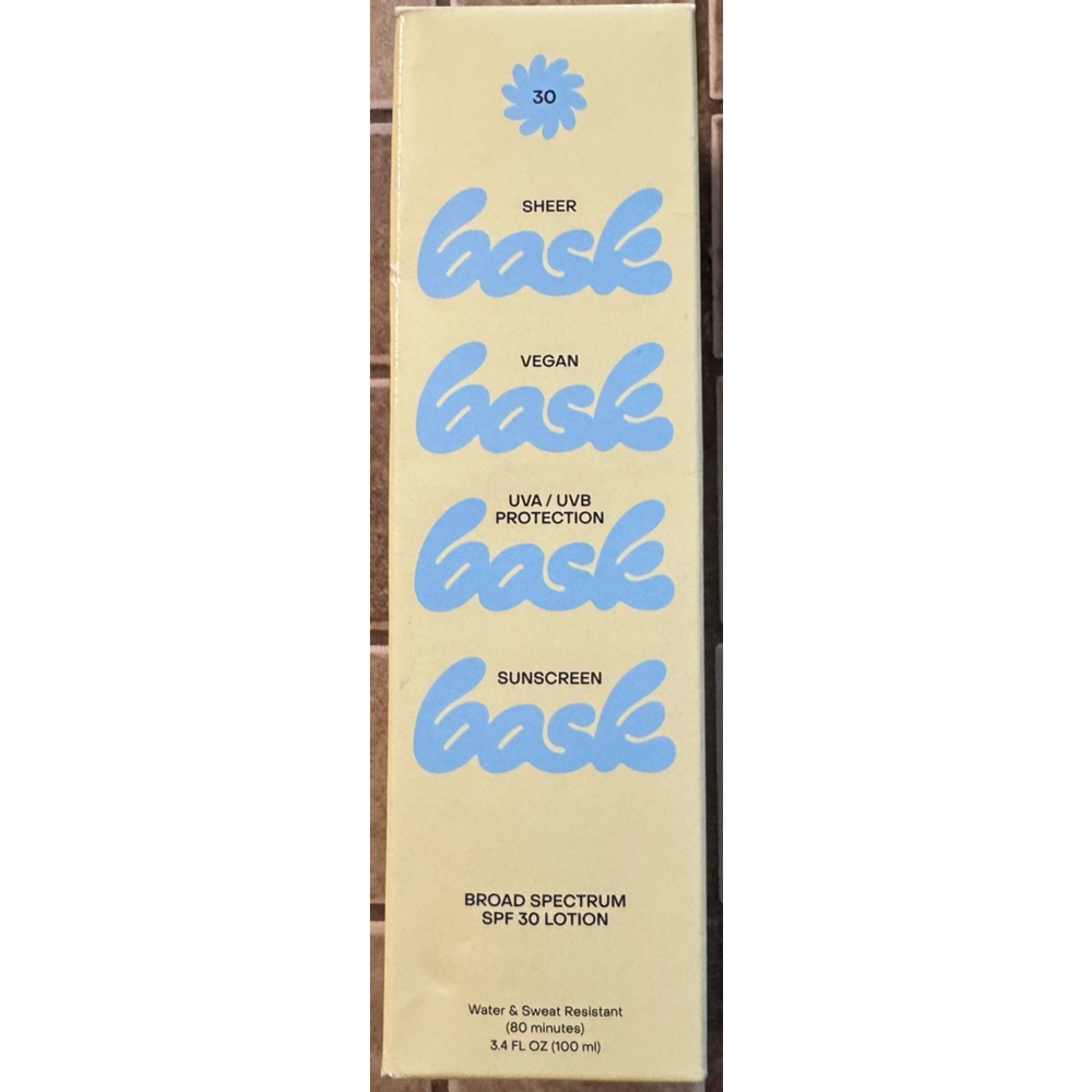 Bask Sunscreen SPF 30 Lotion - 3.4 FL OZ - Yellow